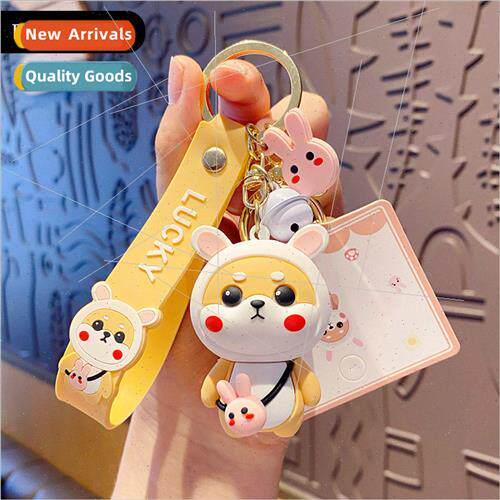 Positive Year of the Rabbit festive rabbit keychain cute and