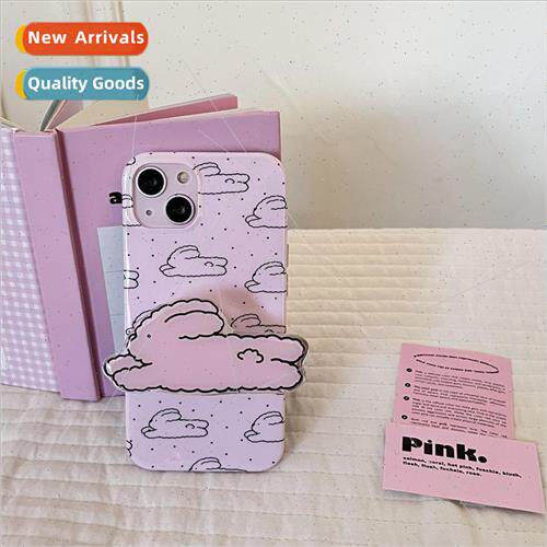 Girls Pink Line Bunny 15ProMax Stand iPhone 12 适用 Apple 14
