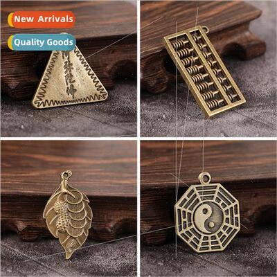 Alloy Triangle Peace Charm Key Pendant Metal Compact  Pendan