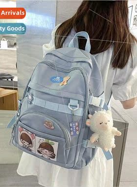 New fashion casual schoolbag 2022 female Korean Harajuku ulz