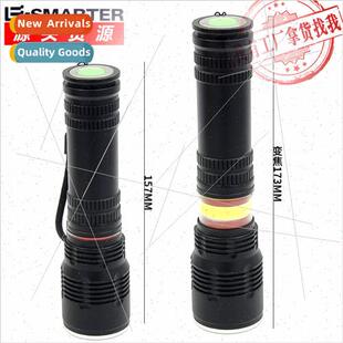 New product 999 type T6 strong light flashlight covert cob f