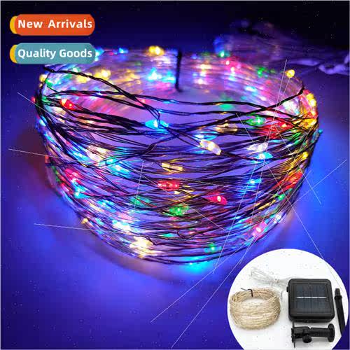 Solar Copper Wire Colorful ght String 200led8 Pattern Outdoo
