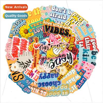 Colorful English Inspirational Phrases 40 Journal ggage Stic