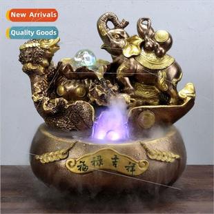 ornaments fountain feng Wigwam wheel water shui fish running