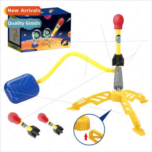 New childrens pedal skyrocket outdoor light-emitting catapul