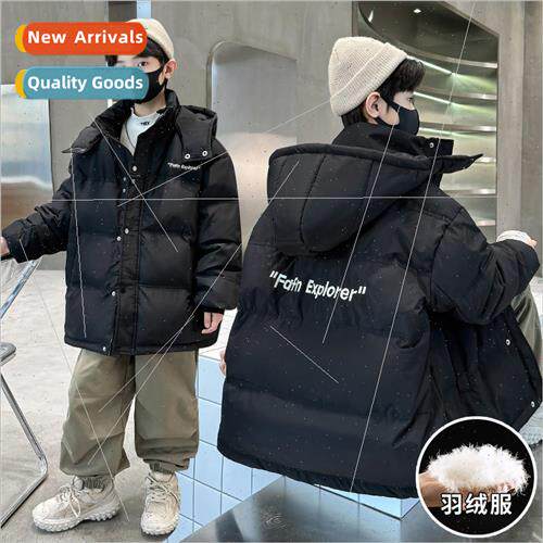 Childrens wear boys winter down jacket 2023 new middle and l