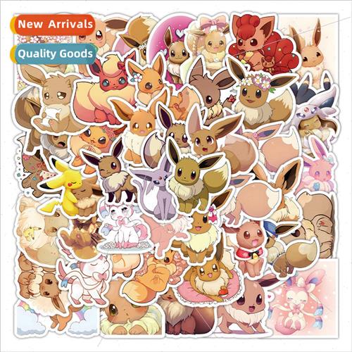 50 Cartoon Ibis Stickers Pokemon Decoration Cell Phone Case