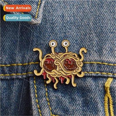 Jewelry Creative Brooch Flying Spaghetti Monster Brooch Spag