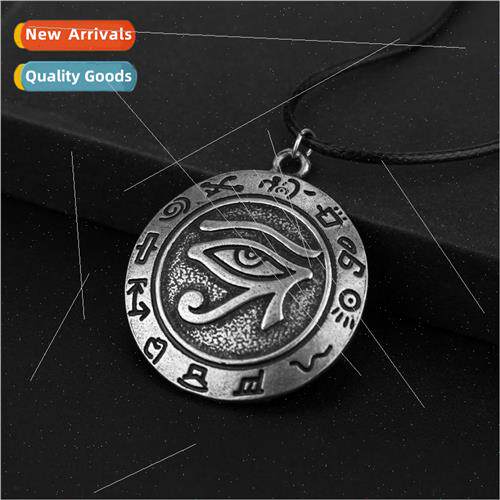 Game of Thrones Horus Eye Necklace Round Eye Graphic Pendant