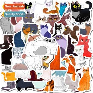 illustration cute cat Japanese personalized stickers