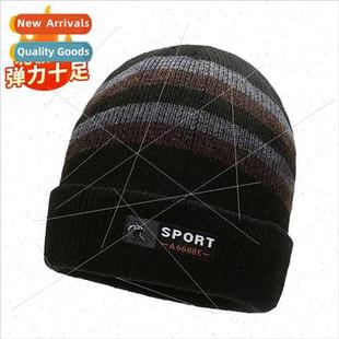 cap winter jacquard warm plain wool letters Padded general