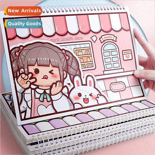 Small potato release book A4 loose-leaf simple tape stickers