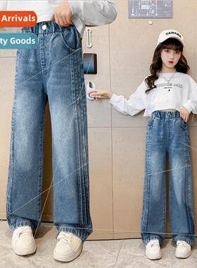 Childrens clothing girls fashion jeans spring section of the