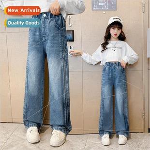 fashion jeans spring Childrens girls section the clothing