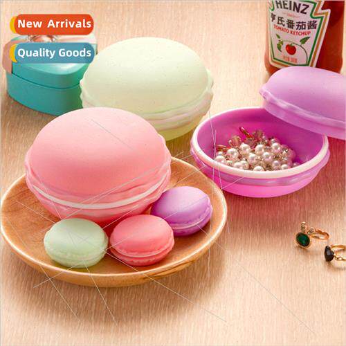 Home Portable Jewelry Box Large Macaron Organizer Earring Or