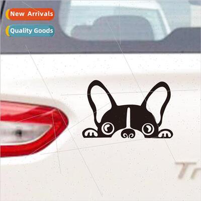 Car motorcycle electric car stickers big ears dog reflective