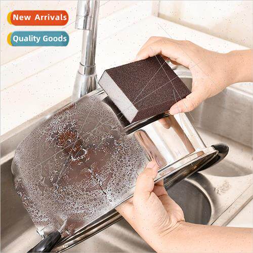 Kitchen nano emery sponge wipe cleaning stain removal magic