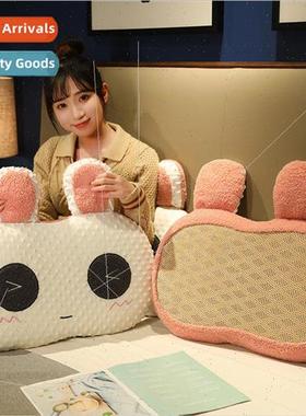 Big-eyed rabbit panda eyes lumbar pillow ice cool  belly pil
