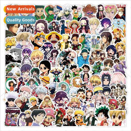 100 cartoon anime mixed graffiti stickers laptop cell phone