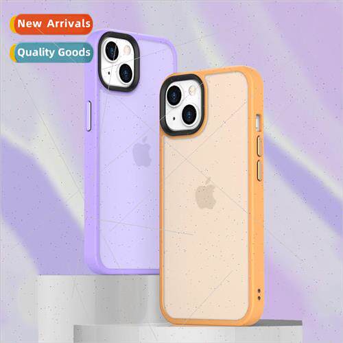 适用 iPhone 13ProMax Case Frosted Back Metal Button Apple 12