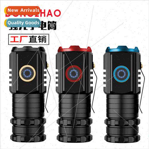 New LED strong ultra-bright flashlight TYPE-C rechargeable o