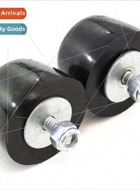 2 Fits Wrangler JK 1987-2018 Black Rubber Bumper Cushion Cov