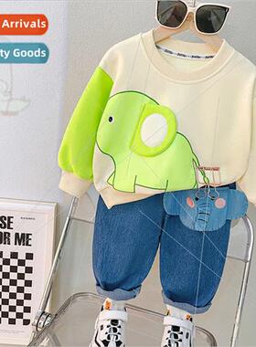 2255 boys spring and fall suit new 适用eign  baby fall Korea
