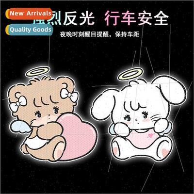 Electric car cartoon stickers reflective cute cartoon sticke