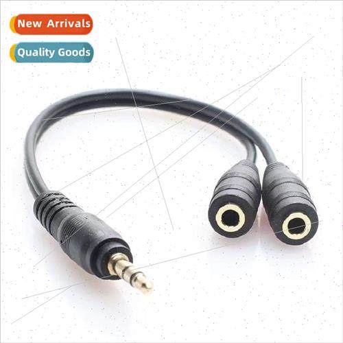 3.5mm one point two female headphone crossover cable headpho