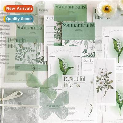 Mirror Flower  Series Material Paper terary Romantic Botanic