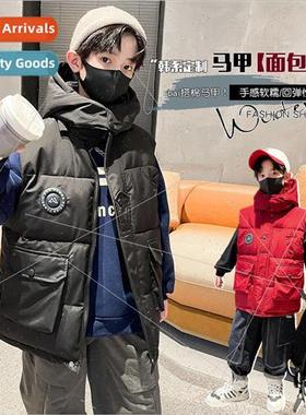 Boys thickened vest fall and winter section of the middle an