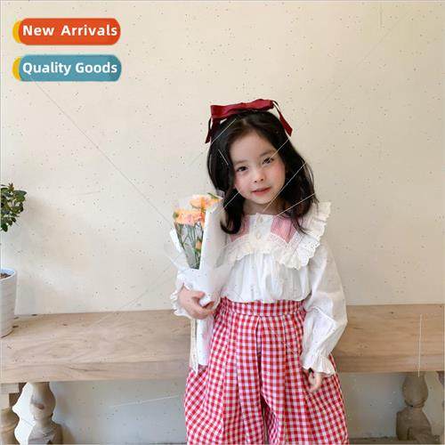 A wooden monkey childrens wear 2021 spring and fall new girl