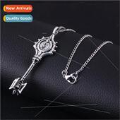 Key Necklace Game Pendant Doom Alloy Set Peripherals