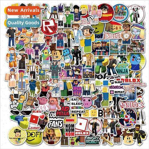 100 pcs Game Roblox Roblox Cartoon Doodle Stickers Laptop De