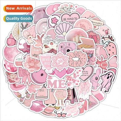 100 cartoon pink small fresh childrens stickers notes handbo