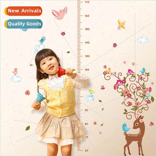 SK7096 plum deer height stickers kindergarten classroom chil