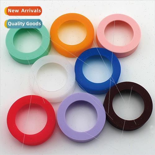 Insulated glass cup silicone cup cover 6.5-7cm cup bottom si