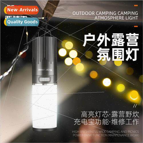 Multifunctional outdoor camp ambient light portable shrink l