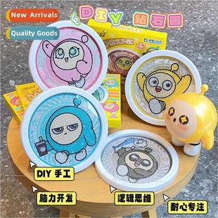 crystal diamond painting egg creative party childrens doll