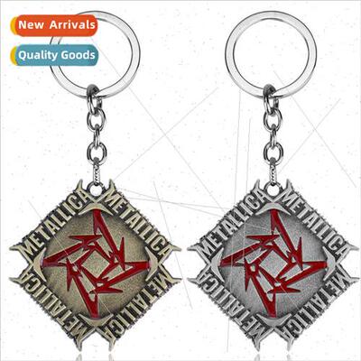 Jewelry Metallica Metallica Alphabet  Keychain Memorial Crea