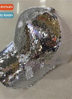 2021 new hat tassel lace sequins fashion spring and summer s