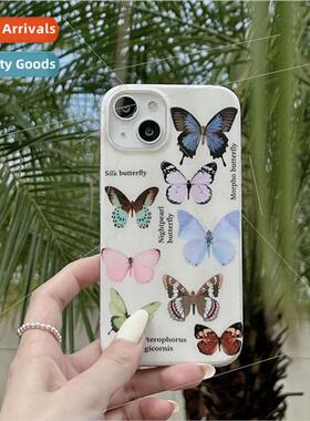 Niche spring absolutely beautiful colorful butterfly Apple 1