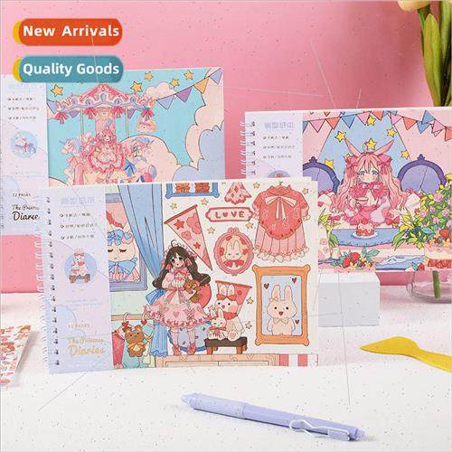 Golden Valley Princess diary A4 cute cartoon off type book h