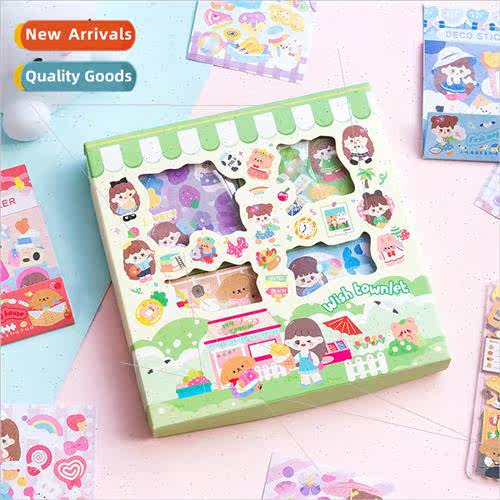 Berry berry round  goo card stickers gift box cartoon animal
