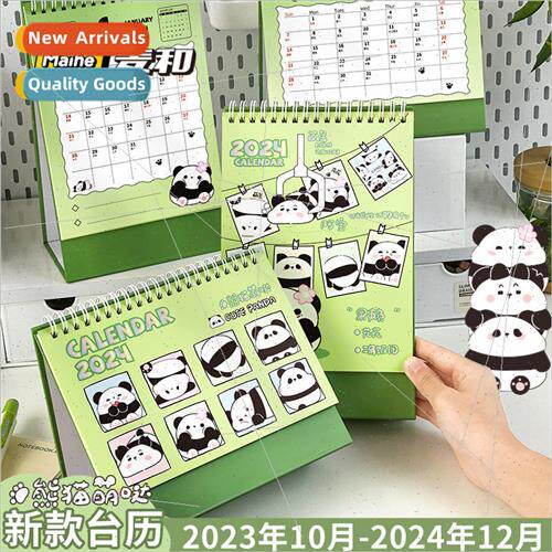 2024 new desktop calendar cute cartoon creative desktop orna
