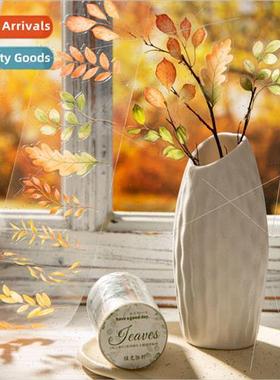 A beautiful day PET tape Wind of falling leaves series Creat