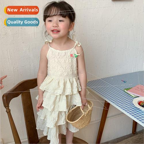 2023 summer new Korean  of the girl gas halter princess dres
