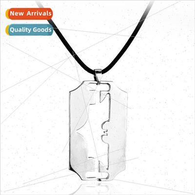 Stainless Steel Necklace Batman Blade Titanium Necklace Pend