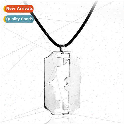Stainless Steel Necklace Batman Blade Titanium Necklace Pend