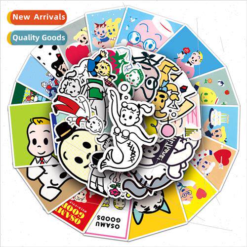 50 Japanese handbook stickers cartoon cute stickers phone ca
